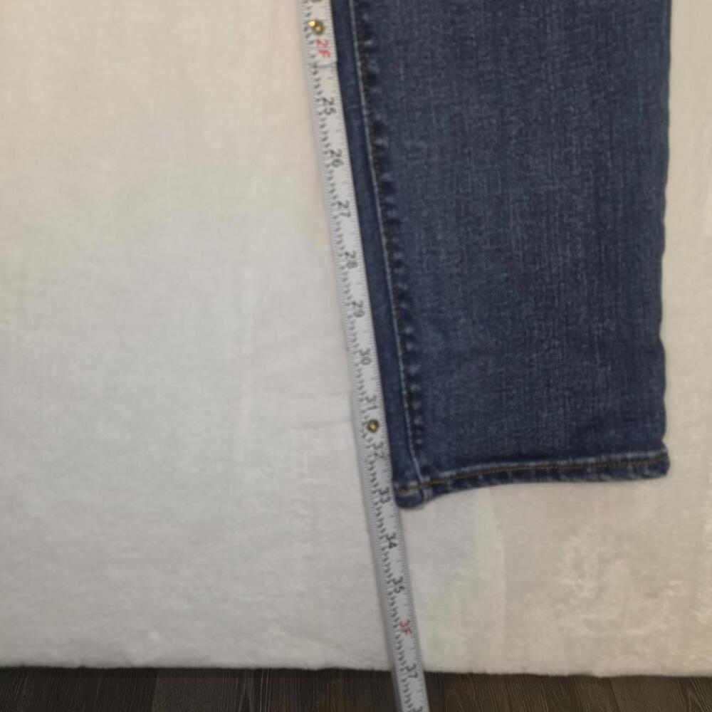 J Crew Jeans Blue Kurabo Japanese Denim 484 Stretch Extra Slim Men's Size 34X34 - Picture 6 of 10